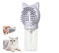 Dog Washing Brush with Soap Dispenser Bottle Silicone Grooming Scrubber