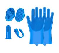 Dog Washing Gloves - Pet Washing Gloves | Cat Grooming Kit | DIG SHAMPOO BATH SOMPLE GLITHT GROOMING BISCO | Pet Grooming Gloves Silicone Shampoo Brush For Lav