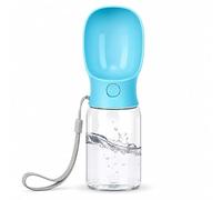 Dog Water Bottle, 350ml Spring Green Leak Proof Portable Dog Travel Water Bottle, 2-in-1 Dispenser & Dog Bowl, for Walking Hiking Camping, Food Grade Puppy Water Fountain for Outdoor Pets