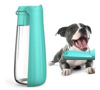 Dog Water Bottle,550ml Foldable Puppy Travel Water Mug, Leak-Proof Travel Puppy Water Bowl for Small Medium Large Dog Cat Pet