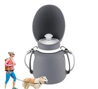 Dog Water Bottle Dispenser - 800ml Foldable Puppy Travel Water Feeder with Bowl & Lanyard | Leakproof Pet Bottle for Small Medium Large Dogs | Portable Drinking for Outdoor Walks, Hikes, Trips