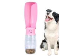Dog Water Bottle Dispenser, Water Bottle for Dogs, Water Dispenser with Food Container, Puppy Water Bowl, Foldable Pet Water Bottle, Leak-proof Water Dispenser for Travel