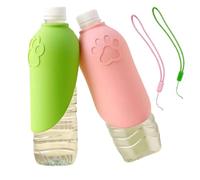 Dog Water Bottle - Foldable Pet Hydration Container, 6.1x2.56in Travel Friendly Dog Dispenser, Leak Proof Outdoor Drinking Bottle, Beach Yard Pet Accessory, Breed Water Feeder for Daily Use
