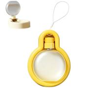 Dog Water Bottle, Foldable Travel Pet Dispenser, Food-Grade BPA-Free PP Plastic, Leak-Proof Lock Button, Ideal for Hiking, Camping and Daily Puppy Walking (Yellow, 500, Millilitres)