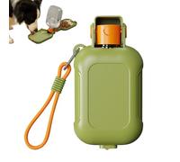 Dog Water Bottle for On the Go, 460 ml Water Bottle and Food Bowl for Dogs and Cats, Foldable Bowl, Water Bottle Dogs for On the Go, Water Bowl Dog on the Go, Travel Bowl Cat (Green)