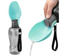 Dog Water Bottle for Walking - 27oz Portable Dog Water Dispenser with Foldable Silicone Bowl, Leakproof Pet Travel Waters Bottle for Dogs, Cats, Hiking, Camping, Outdoor(blue)