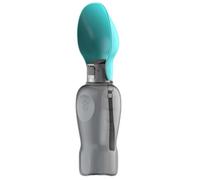 Dog Water Bottle For Walking - Portable Pet Ẃater Dispenser With Drinking | Feeder | Large Capacity Foldable Puppy Ẁater B́ottle, Leaf Shaped Cup Hydration Container F́or Outdoor Ẃalking, Hiking, T