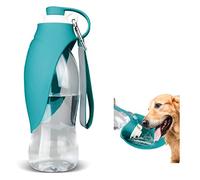 Dog Water Bottle for Walking, TIOVERY Pet Water Dispenser Feeder Container Portable with Drinking Cup Bowl Outdoor Hiking, Travel for Puppy, Cats, Hamsters, Rabbits and Other Small Animals 20 OZ