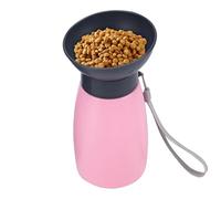 Dog Water Bottle, Pet Hydration Dispenser, Leak-Proof Drinking Container, 600ml Portable Size, Hand Operations, Travel Friendly, Spill Protection, Perfect for Walking, Hiking, Car, 10.4x20 cm