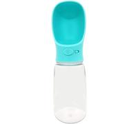 Dog Water Bottle Portable Pet Travel Bowl Foldable Dispenser for Walking Hiking, Puppy Accessories Dog Water Bottle with Activated Carbon Filter, Leak Proof, Food-Grade Materials