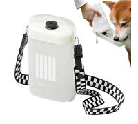 Dog Water Bottle - Portable Pet Water Dispenser Feeder | Leak-Proof Pet Water Dispenser With Food Container | Adjustable Straps Large Dog Bottles For Walking | Puppy Water Dispenser With Storage Box A