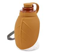 Dog Water Bottle | Travel Feeder - Spill Proof Portable Pet Feeder with Built-in Dish for Camping, Hiking, Hiking | Cat Puppy Crate Cage Kennel - Silicone Dispenser Cup Love