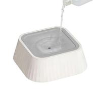 Dog Water Bowl - 1100 ml Capacity Anti-Splash with Non-Slip Base | Large Capacity Slow Rising Bowl for Car Travel and Home Use | Material PP and HDPE, Dimensions 22 x 22 x 8 cm