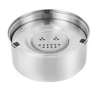 Dog Water Bowl 3L Stainless Steel No Spill Water Bowl for Dogs Dustproof Steady Dog Water Dispenser Slow Drinking Dog Bowl for Dogs Cats Pet Owner Gifts.