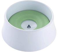 Dog Water Bowl, Dripless and Anti-Splash Pet Bowls, Pet Drinking Water Bowl, Slow Bowl Slow Drinking Dog Water Bowl No Spill 1200Ml (Color : Green)