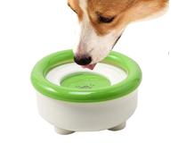 Dog Water Bowl - Flow Reservoir | Slow Feeder Splash Guard, Anti Overflow Drinking System, Innovative Drip Resistant Kennel Container Automatic Dispenser for Small Medium Breed Animals