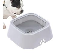 Dog Water Bowl - Large Spill Proof Dog Bowl | Non-Wetting Pet Water Bowl | Splashless Dog Waterer Dog Water Dish | Water Feeder Anti-Slip Cat Water Bowls For Large Dogs Cats