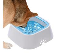 Dog Water Bowl - Large Spill Proof Dog Bowl | Non-Wetting Pet Water Bowl | Splashless Dog Waterer Dog Water Dish | Water Feeder Anti-Slip Cat Water Bowls For Large Dogs Cats