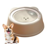 Dog Water Bowl,Slow Drinking Waterer Without Spill | Floating Dog Water Dispenser Bowl | for Sloppy Messy Drinkers Puppies Kittens Cats Breeds Home Travel Crate Car Pet Owners