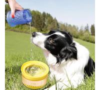 Dog Water Bowls for Sloppy Drinkers | 1800ml Slow Drinking - Anti Wetting Mouth Water Dispenser Floating Pet Bowl - for Sloppy Messy Drinkers Dogs Cats Breeds Drinking Home Car Crate Pet Owners