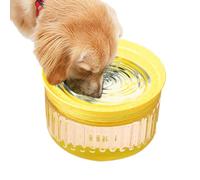 Dog Water Bowls for Sloppy Drinkers,1800ml Waterer Slow Feeder - Anti Wetting Mouth Water Dispenser Floating Pet Bowl | for Sloppy Messy Drinkers Multi-Pet Households Cats Crate Travel Car Home