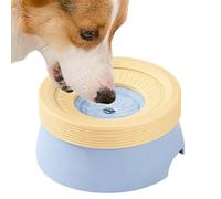 Dog Water Dish,600ml Feeding Drinking Slow Feeder - No Drip Dog Water Bowl,for Small Medium Large Breed Puppy Kitten Outdoor Home Kitchen Living Room Balcony