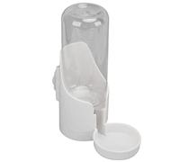 Dog Water Dispenser Leakproof Automatic Pet Drinking Bottle for Cats Dogs Rabbits Premium Material Eco Friendly Thickened Plastic 450ml (white drinking water)