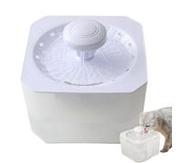 Dog Water Fountain | 2500ml Automatic Quiet Large Capacity Drinking Tool | Cat Water Dispenser,for Puppy Animal Travel Crate House Outside Feeding Drinking Night Hot Day Offices Indoor