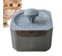 Dog Water Fountain - 2500ml Automatic Quiet Large Capacity Drinking Tool | Cat Water Dispenser - for Puppy Animal Travel House Drinking Watering Hot Day Offices Home Crate
