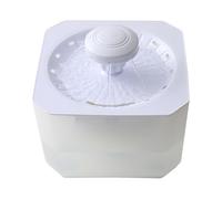 Dog Water Fountain,2500ml Automatic Quiet USB Rechargeable Pet Supplies,Automatic Water Dispenser | for Puppy Animal Travel Crate House Outside Feeding Tipping Night Hot Day Offices Indoor