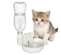 Dog Water Fountain, Drip Proof, Leak-Proof, Space-Saving, Compact, for Puppies, Ferrets, Hamsters, Squirrels, Hedgehogs, Rabbits, Chinchillas, etc.
