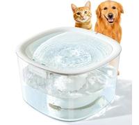 Dog Water Fountain for Medium Large Dogs, 10L/338oz Automatic Cat Water Fountain with Multi-Filtration & Deeper Drinking Area, Ultra-Quiet Dog Water Bowl Dispenser, Great for Multi-Pet Home