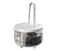 Dog Water Fountain - Pet Feeder, Cat Dispenser | USB Rechargeable Drinking Fountain For Dogs And Cats, Automatic Shutting Off Water Bowl, Transparent PET Hydration Station, 1L Still Flow System For