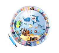 Dog Water Mat | Thickened Pet Water Bed - Interactive Sensory Waterbed with Fish, Large Cooling Enrichment Pad for Outdoor Indoor Activity