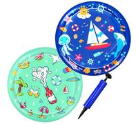 Dog Water Play Mat, Thickened Pet Cooling Cushion, Inflatable Pet Water Play Mat for Gym, Outdoor, Indoor, Pool, Playground, Backyard, Summer, Funny Toys for Dogs and Children