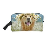 Dog Water-Resistant Travel Toiletry Organizer Bag, Large Capacity Portable Cosmetic Storage for Gym/Daily Essentials