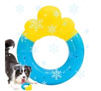 Dog Water Toy - Squeaky Aqua Trainer, Soft Bite Supply, Engaged Pets Beach Activity, Washable Swimming Call for the Fun of Backyard Sprinklers, Hot and