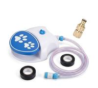 Dog Water Toys sprinkler with Solid Brass Adapter - Step-on Pet Activated Splash Sprayer for Large Dogs, Trending All-Season Outside Yard Hydration, Fits US Standard 3/4" Hose