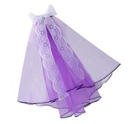 Dog Wedding Veil Pet Costume Headgear Props Pets Bow Puppy Headdress Party Photo Props Cats Lace