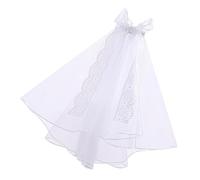 Dog Wedding Veil Pet Costume Headgear Props Pets Bow Veil Puppy Headdress Party Photo Props Lace Cats Costume Accessory