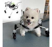 Dog Wheelchair - 4-Wheel Support Cart for Hip Dysplasia, IVDD, Arthritis & Disabled Pets | Adjustable Lightweight Mobility for Rehabilitation & Exercise