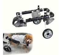 Dog Wheelchair - Adjustable 2-Wheel Cart for Small/Medium Dogs & Cats, Ideal for Disabled Pets and Rehabilitation Aid for Aging Animals