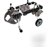 Dog Wheelchair Adjustable 4 Wheels, Mobility Cart for Dog & Cat, Front Legs Rehabilitation Support, Pet Mobility Aid for Dogs
