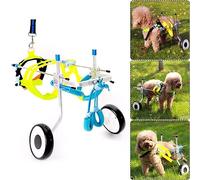Dog Wheelchair, Adjustable Dog Cart Adjustable Dog Wheelchair Hind Legs Walking Aids for Dogs Large Medium Dogs Rehabilitation Lift Straps Hip Assist Stability, Injured, Disabled, Arthritis,