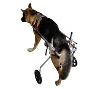Dog Wheelchair, Adjustable Dog Wheelchair, 2 Wheels Assisted Walker for Paralyzed Hind Limbs, Aluminum Mobility Cart Aids(Size XXXL)