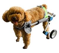 Dog Wheelchair, Adjustable Dog Wheelchair, For Back Legs Disability, Paralysis, Injury, Hindlimb Weakness Pet, Easy Assemble & Light Weight(XS)