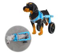 Dog Wheelchair,Adjustable Dog Wheelchair for Small Dogs 2-10kg, Rear Support Harness for Hind Leg Rehabilitation, Lightweight Mobility Aid for Dogs 4.4-22lbs, Size L