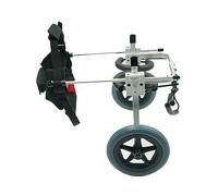 Dog Wheelchair,Adjustable Doggie Wheelchairs, Portable Pet Stroller Helps,Easy Assembly Animal Exercise Wheels ( XS)