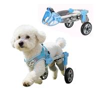 Dog Wheelchair, Adjustable Pet Mobility Aid for Back Leg Support Blue-S