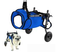 Dog Wheelchair, Adjustable Pet Wheelchair for Rear Leg Rehabilitation, Helping Paralyzed Dogs Walk, Doggie Cart for Back Legs Support